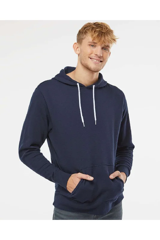 Men's adventure-ready athletic hoodie-Independent Trading Co. Mens Hooded Sweatshirt Hoodie w/ Pouch Pocket - Classic Navy Blue - Closeout