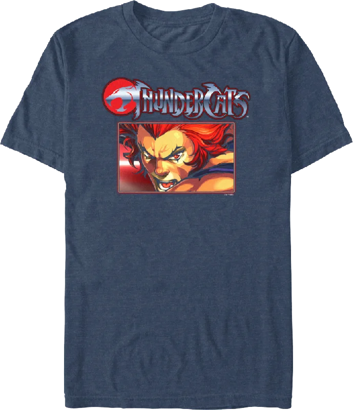 Men's ultra-breathable athletic t-shirt-Lion-O Framed Photo ThunderCats T-Shirt