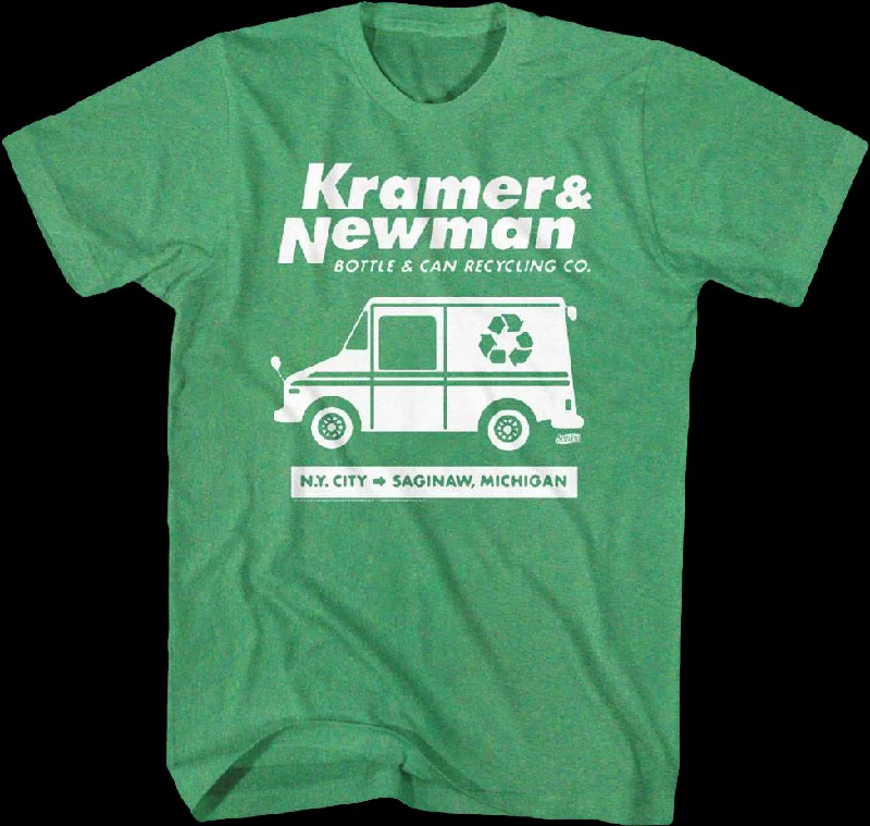 Men's fitness wear t-shirt-Kramer and Newman Recycling Co Shirt