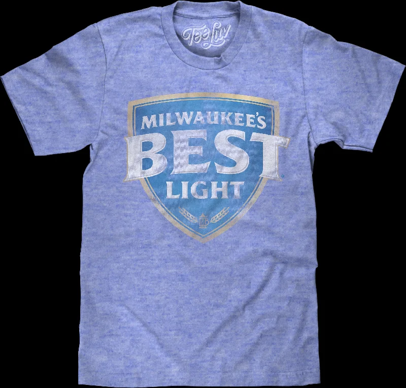 Men's fitness wear t-shirt-Milwaukee's Best Light T-Shirt