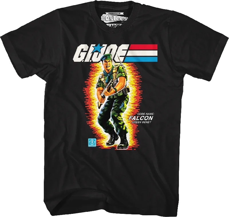 Men's organic cotton blend t-shirt-Box Art Falcon GI Joe T-Shirt