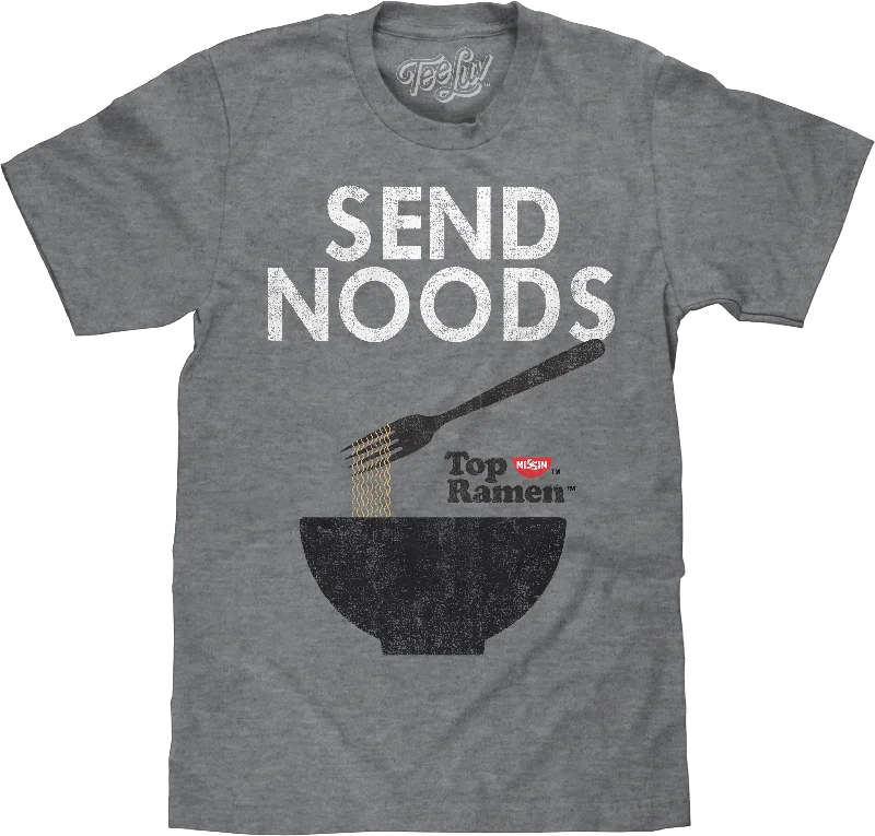 Men's eco-friendly recycled t-shirt-Send Noods Top Ramen T-Shirt