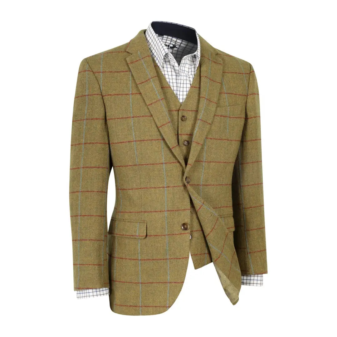 Men's breathable gym jacket-New Forest Premium 100% Wool Tweed Blazer