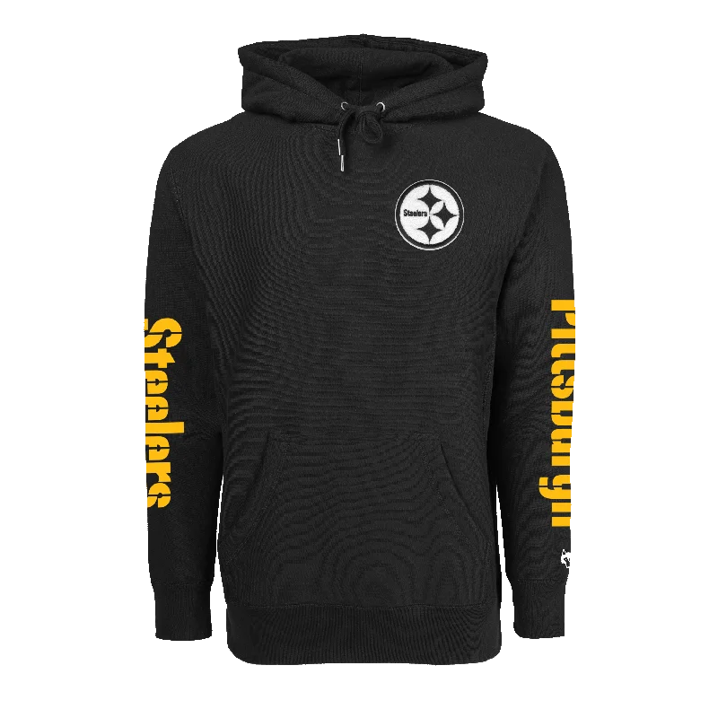 Men's organic cotton hoodie-Pittsburgh Steelers Fireside Hoodie