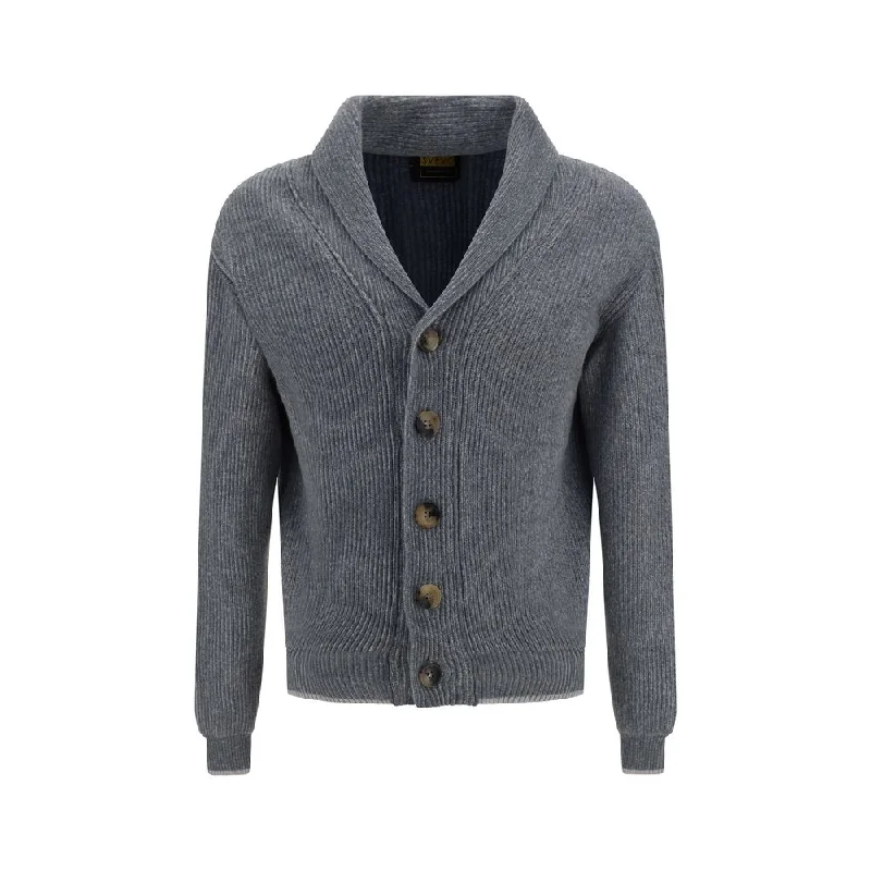 Men's reversible sweater-Svevo Men's Cardigan