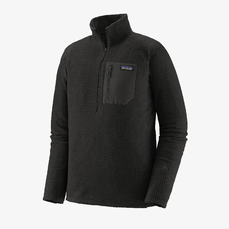 Men's weather-resistant gym jacket-Patagonia Men's R1® Air 1/2 Zip Neck