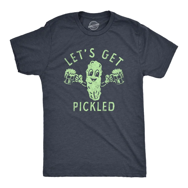 Men's fitness wear t-shirt-Lets Get Pickled Men's T Shirt