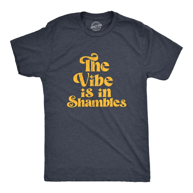 Men's lightweight athletic t-shirt-The Vibe Is In Shambles Men's T Shirt