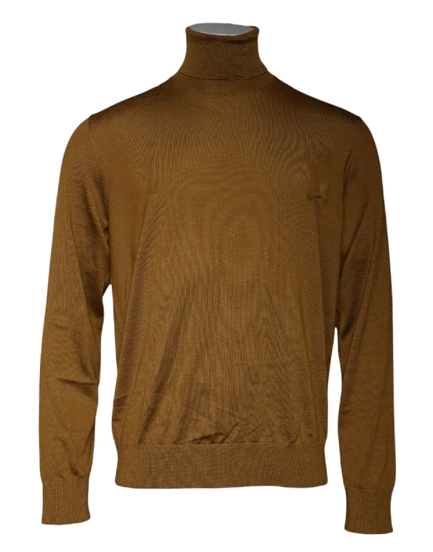 Men's luxury sweater-Dolce & Gabbana Cashmere Turtleneck Pullover Men's Sweater (Pre-Owned)