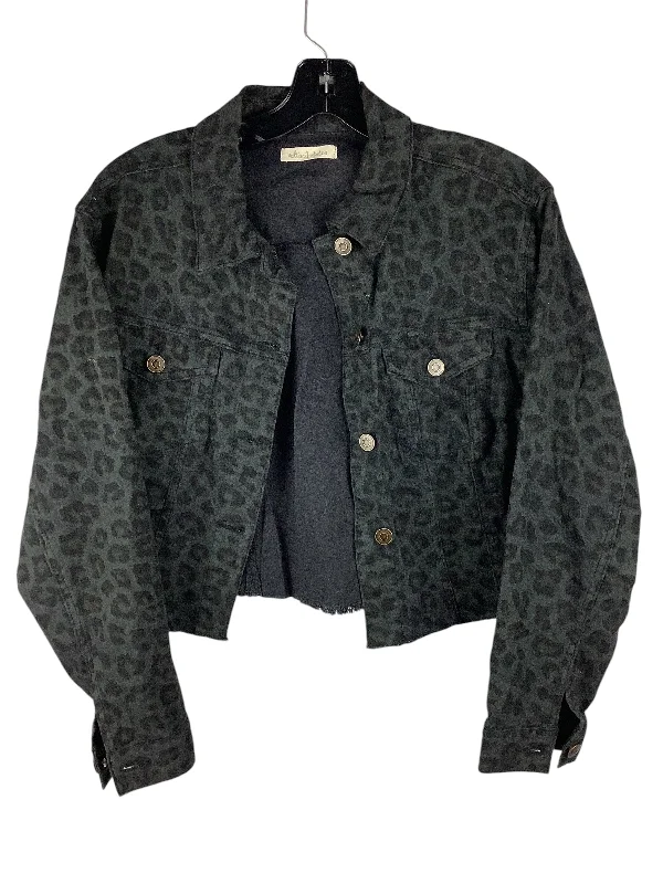 Men's ultra-lightweight jacket-Jacket Denim By Altard State In Animal Print, Size: S