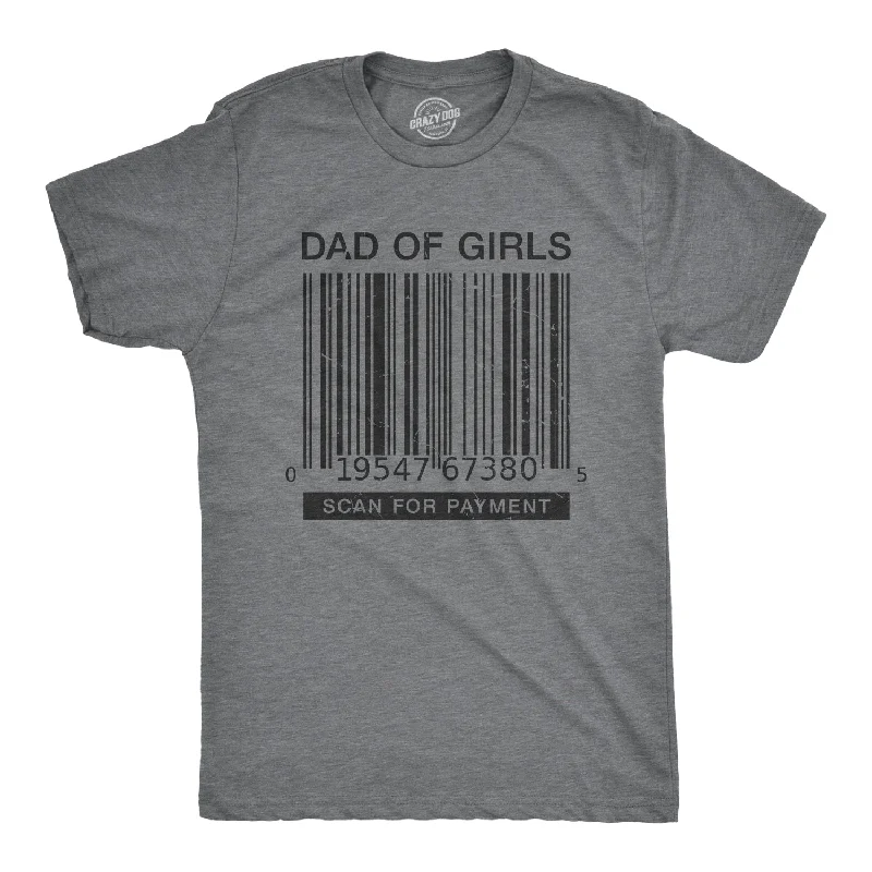 Men's fashion tech t-shirt-Dad Of Girls Men's T Shirt