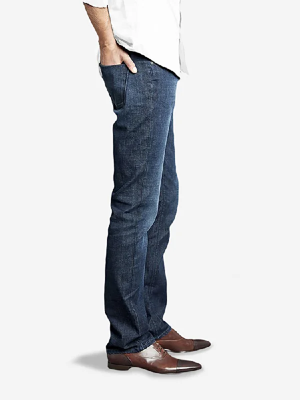 Men's organic travel wear pants-Straight Crosby Jeans