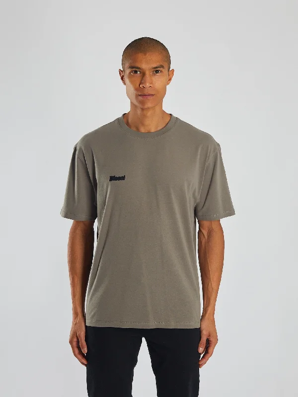 Men's workout tech t-shirt-Marshall Tee Sage Grey