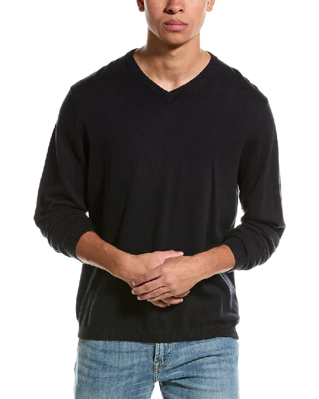 Men's anti-odor knitwear-WEATHERPROOF VINTAGE V-Neck Cashmere-Blend Sweater