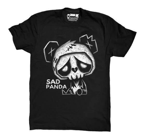 Men's antibacterial gym shirt-Sad Panda Men Tshirt