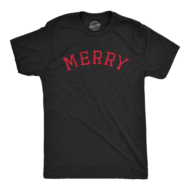 Men's eco-friendly recycled t-shirt-Merry Men's T Shirt