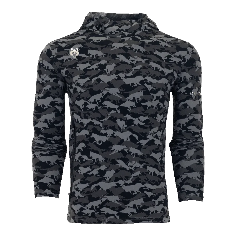 Men's non-iron sports hoodie-Players Club Wolfpack Camo Cokato Hoodie