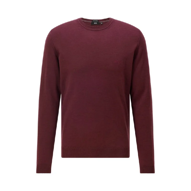 Men's essential sweater-Regular-fit sweater in extra-fine merino