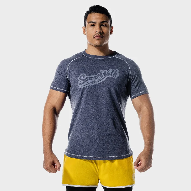 Men's lightweight athletic t-shirt-Golden Era One Up T-shirt - Patriot Blue