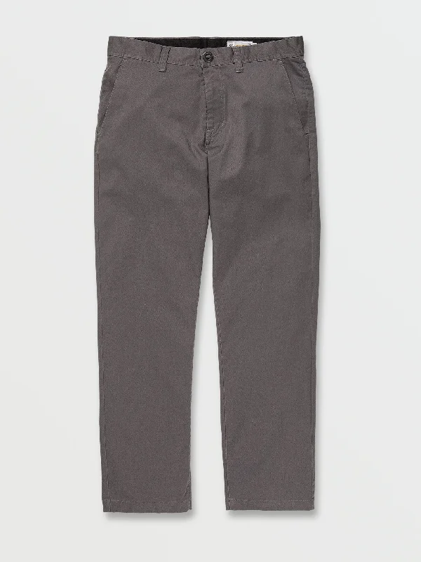 Men's pre-shrunk travel pants-Frickin Regular Stretch Chino Pants - Dusk Grey