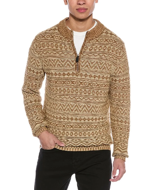 Men's training knit-tyler böe Patterned 1/4-Zip Sweater