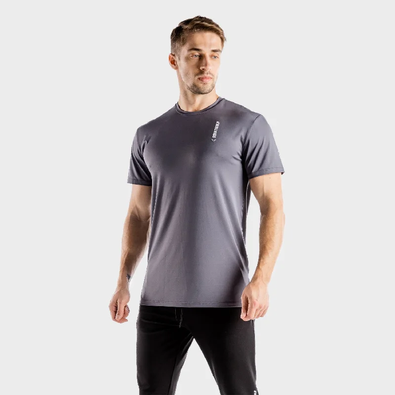 Men's weatherproof outdoor t-shirt-Flux Tee - Slate