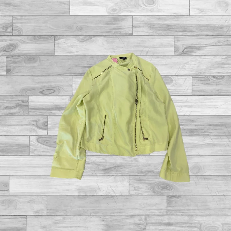 Men's eco-friendly casual jacket-Chartreuse Jacket Other Jones New York, Size Xl