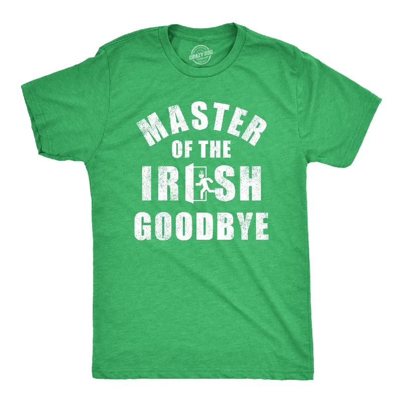 Men's sustainable jersey t-shirt-Master Of The Irish Goodbye Men's T Shirt