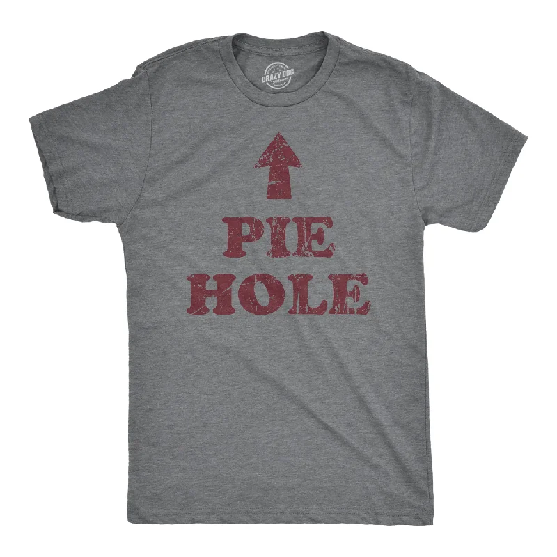 Men's organic cotton blend t-shirt-Pie Hole Men's T Shirt