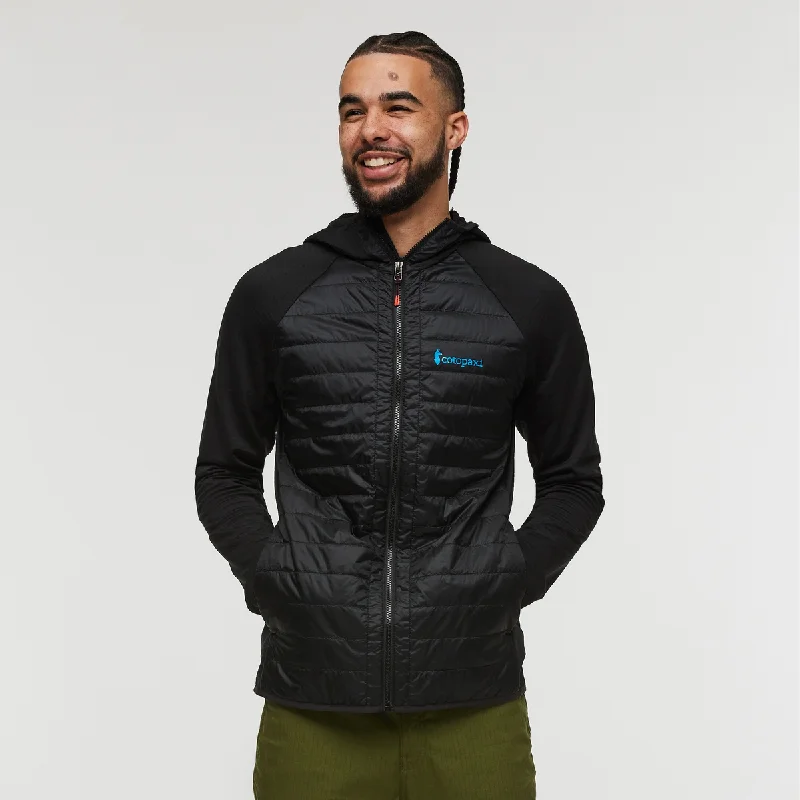 Men's sporty windbreaker-Men's Capa Hybrid Insulated Hooded Jacket