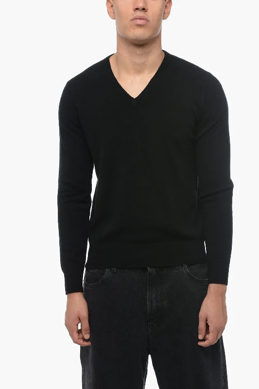 Men's sleep sweater-Allude Cashmere V-Neck Sweater