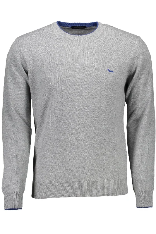 Men's golf sweater-Harmont & Blaine Elegant  Sweater with Contrasting Men's Accents