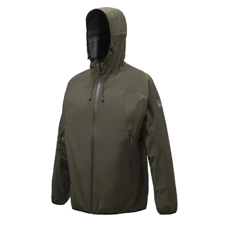 Men's adventure-ready fleece jacket-Beretta Chamois 3L Jacket Brown Bark