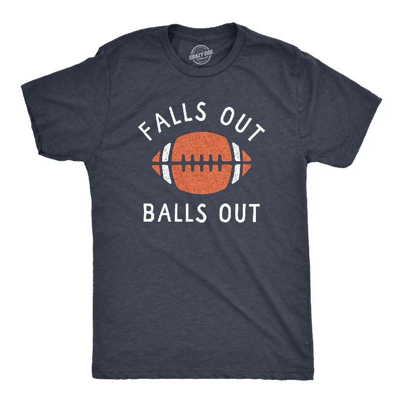 Men's sustainable jersey t-shirt-Falls Out Balls Out Men's T Shirt