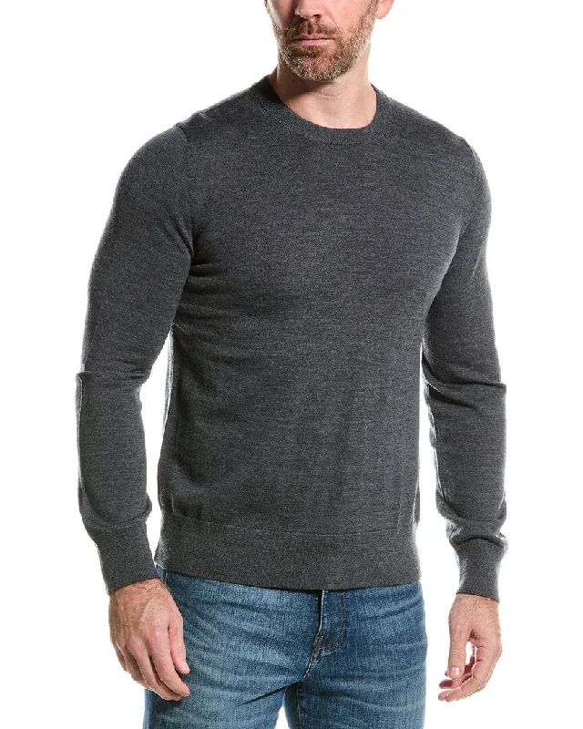 Men's timeless sweater-Brooks Brothers Merino Wool Crewneck Sweater