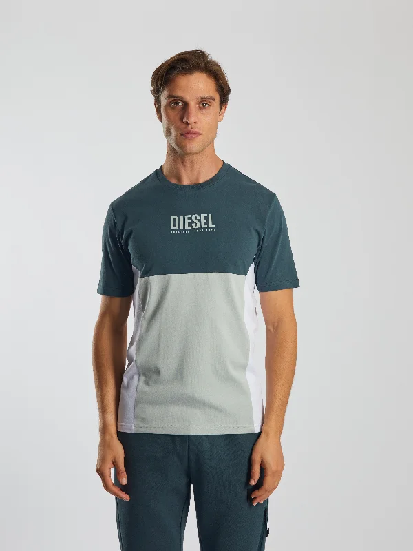 Men's organic cotton blend t-shirt-Kader Tee Tidal Teal