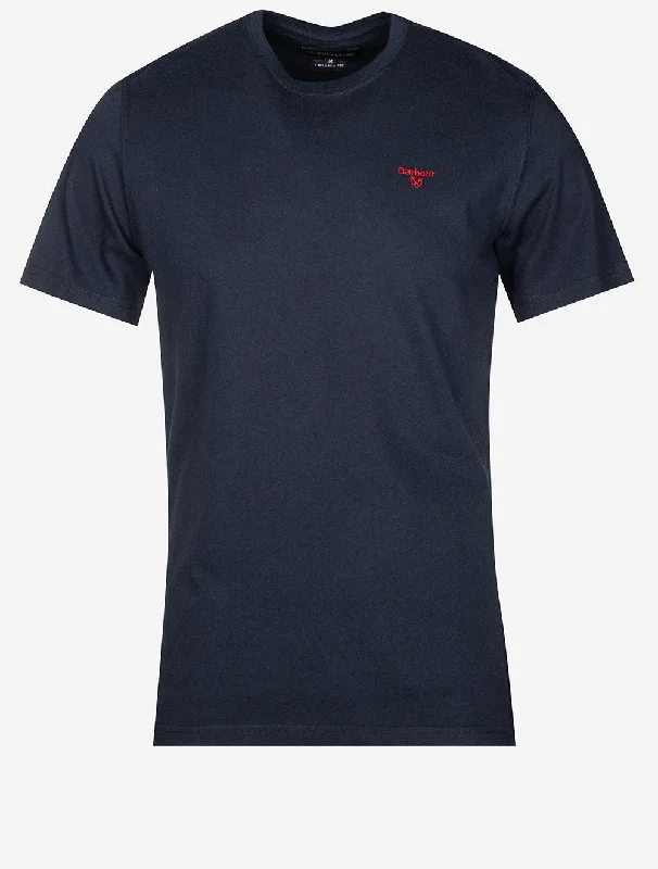 Men's durable outdoor t-shirt-Sports T-Shirt Navy