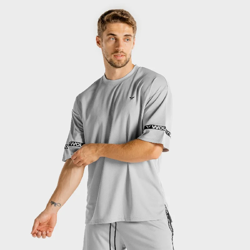 Men's relaxed fit athletic t-shirt-Core Basketball Tee - Grey