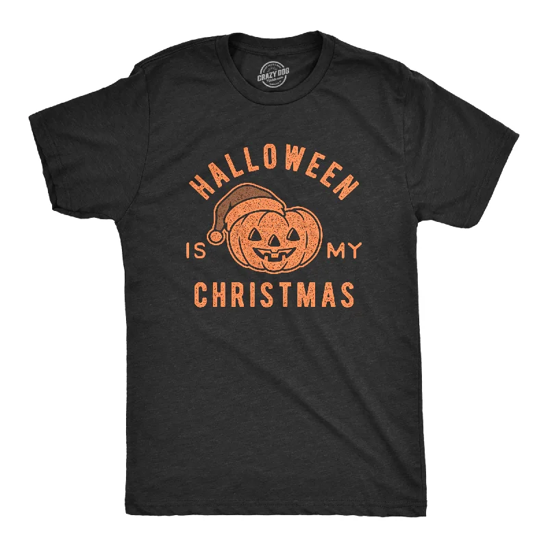 Men's high-performance fabric t-shirt-Halloween Is My Christmas Men's T Shirt