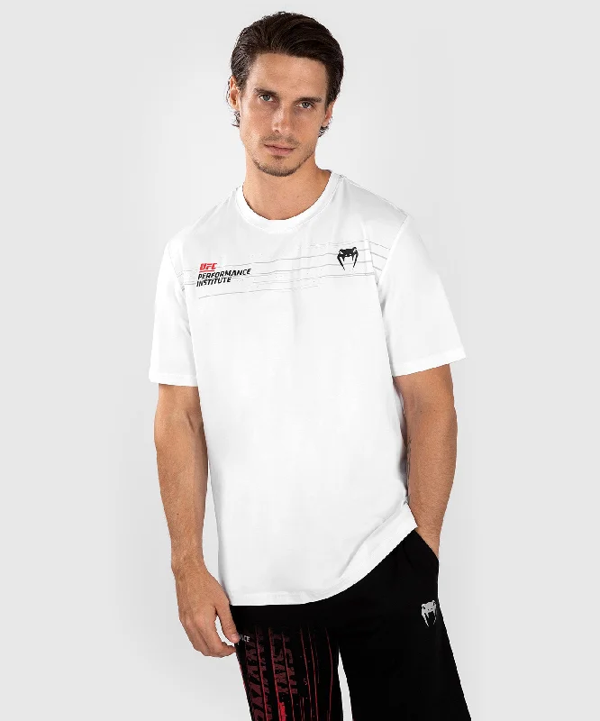 Men's high-performance fabric t-shirt-UFC Venum Performance Institute 2.0 Men’s T-Shirt - White