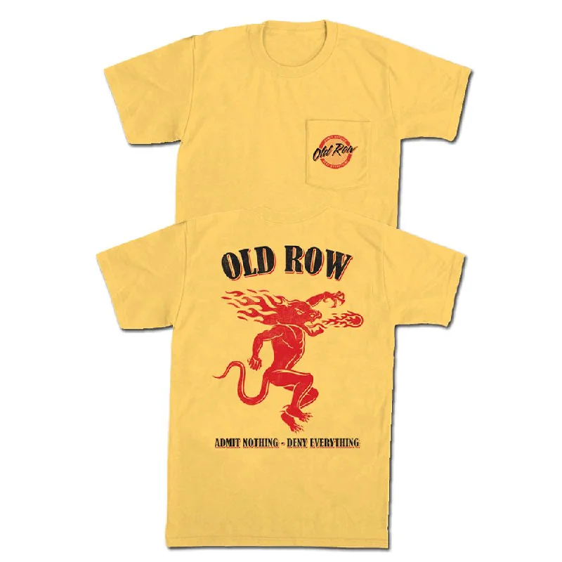 Men's sustainable jersey t-shirt-Old Row Spicy Shot Pocket Tee