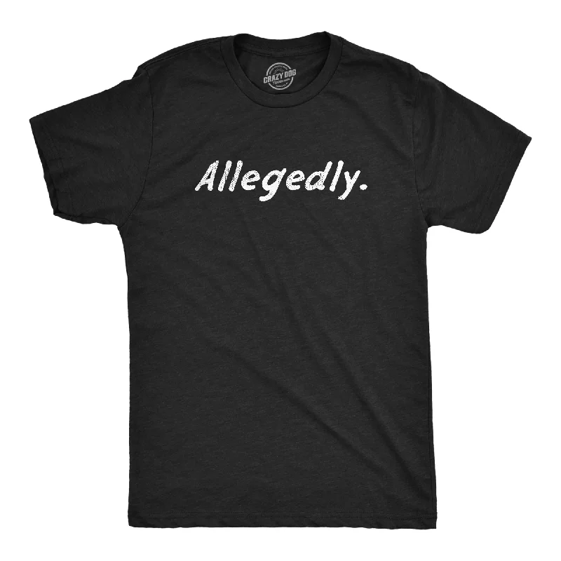 Men's lightweight athletic t-shirt-Allegedly Men's T Shirt