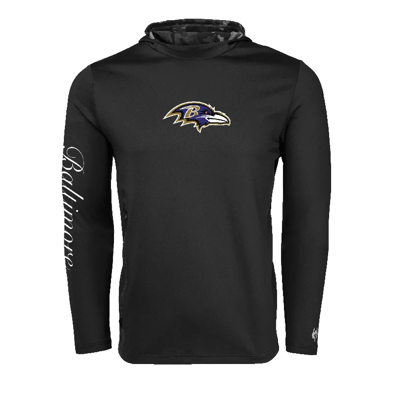 Men's organic fleece hoodie-Baltimore Ravens Cokato Hoodie