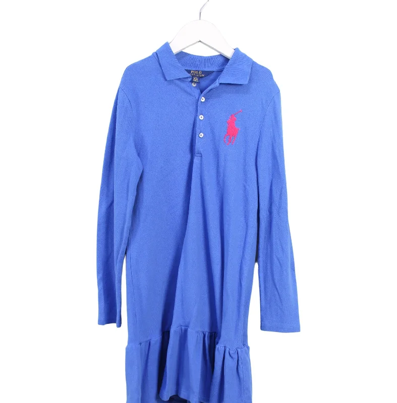 Men's adaptable casual polo shirt-Polo Ralph Lauren Long Sleeve Dress 8Y - 10Y