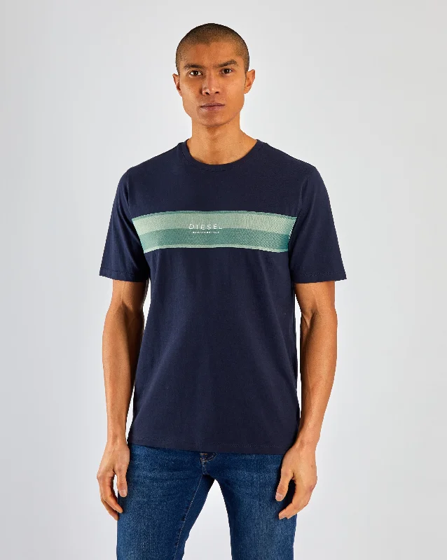 Men's organic cotton blend t-shirt-Julio Tee Sail Navy