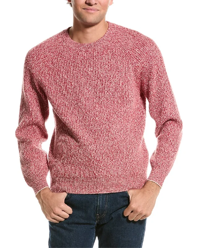 Men's cropped sweater-Brunello Cucinelli Wool & Cashmere-Blend Sweater