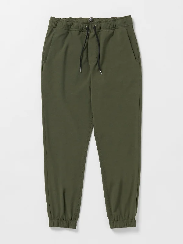 Men's pre-shrunk casual wear pants-Frickin Cross Shred Joggers - Squadron Green