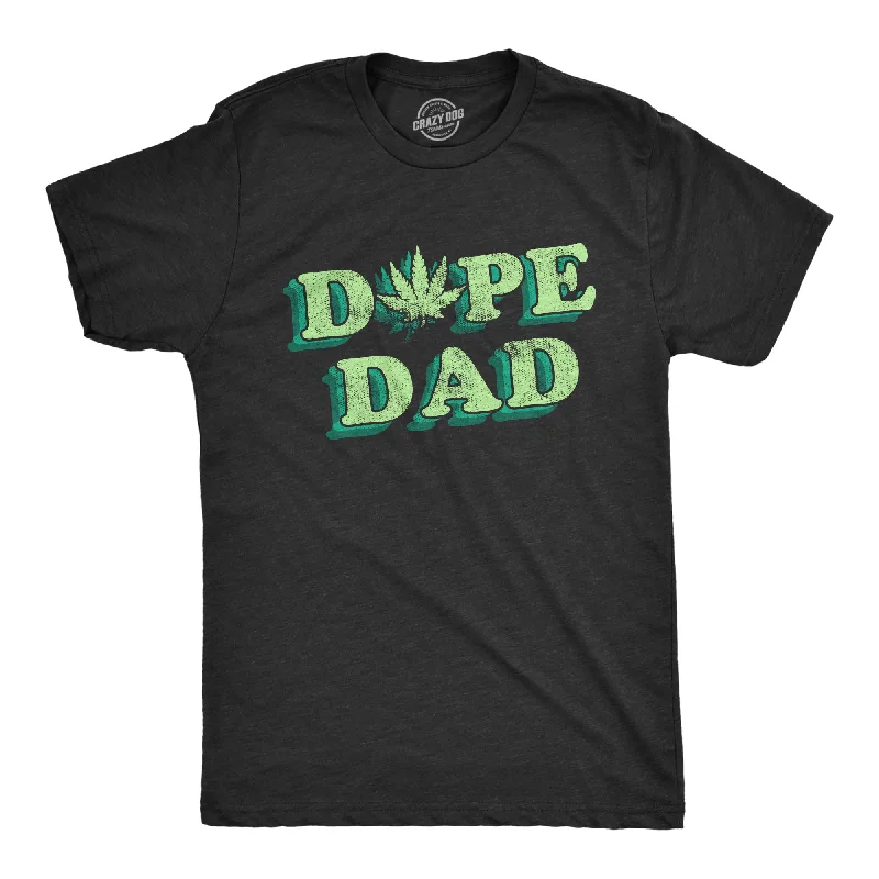 Men's tech fabric athletic t-shirt-Dope Dad Men's T Shirt