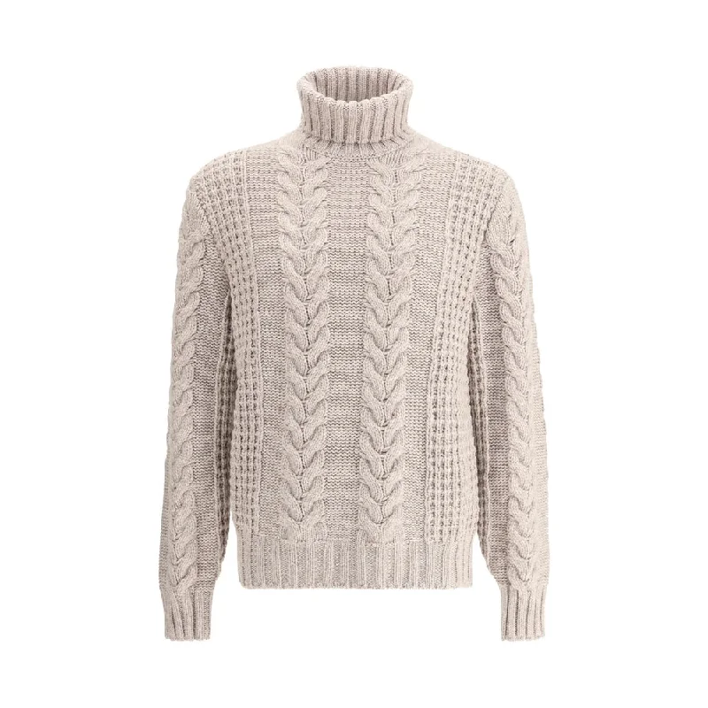 Men's athletic sweater-Brunello Cucinelli Turtleneck Men's Sweater