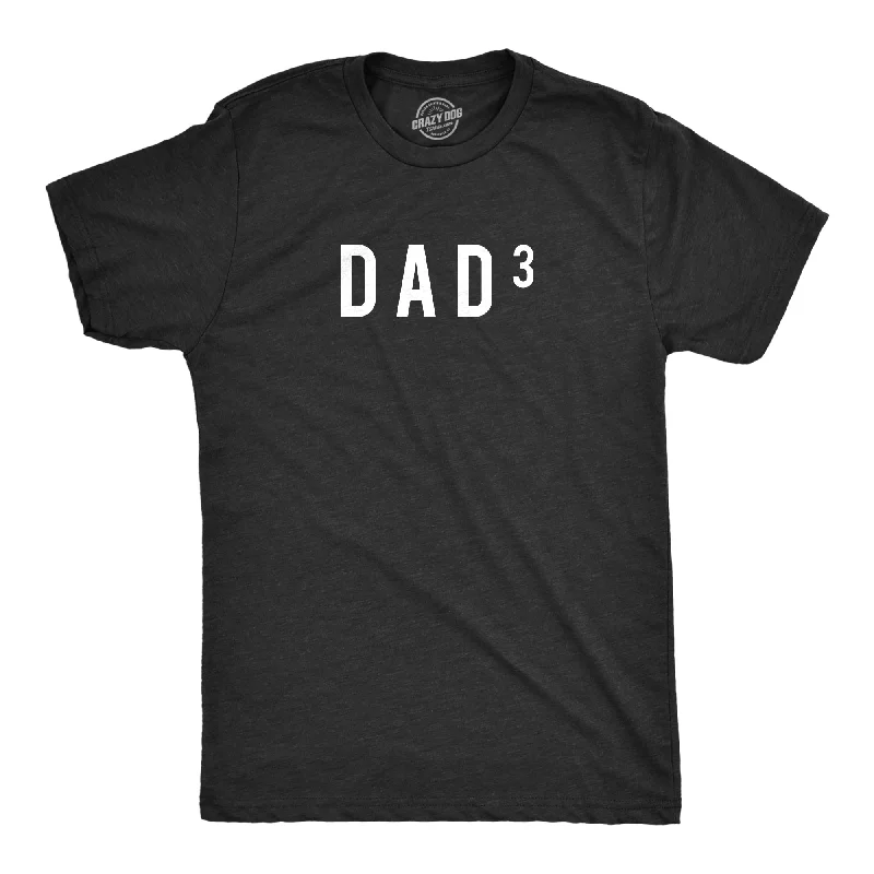 Men's workout tech t-shirt-Dad To The Third Men's T Shirt